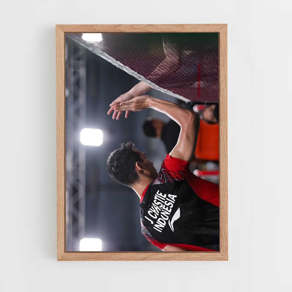 Poster Jonatan christie badminton (vue 4)